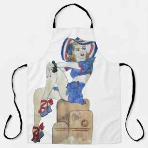 bathing beauty apron