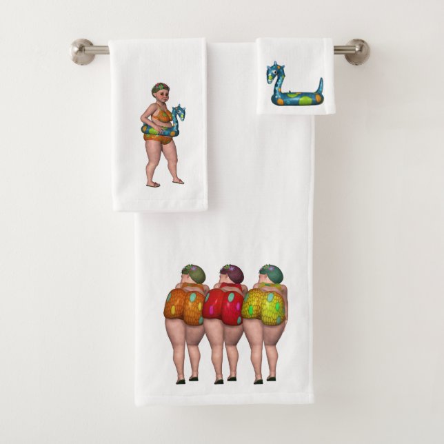 Bathing Beauty Beach Towel Set (Insitu)