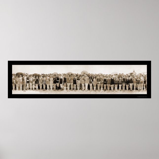 Bathing Beauty Pageant Photo 1925 Poster (Front)