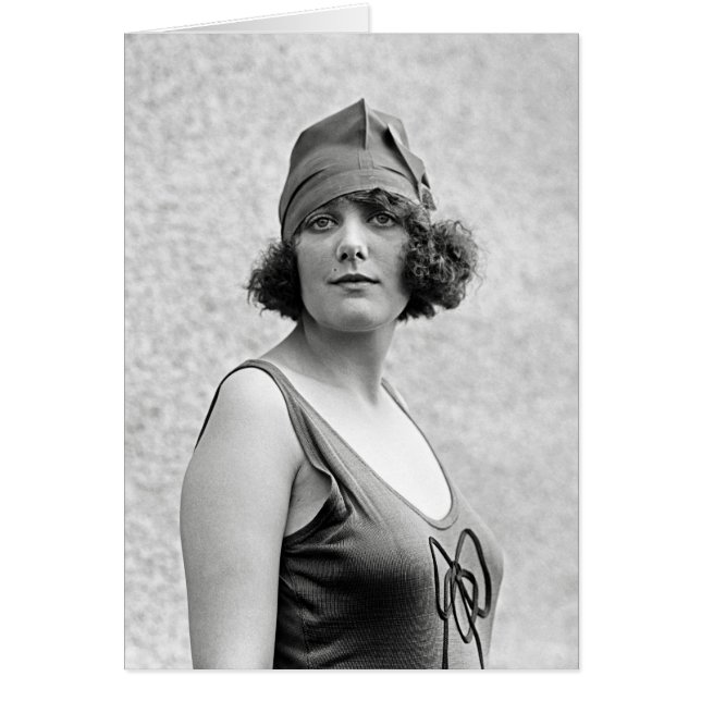 Bathing Beauty Portrait, 1922 (Front)