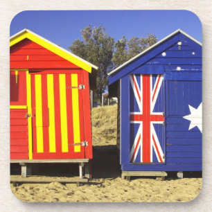 Bathing Boxes, Middle Brighton Beach, Port 2 Coaster