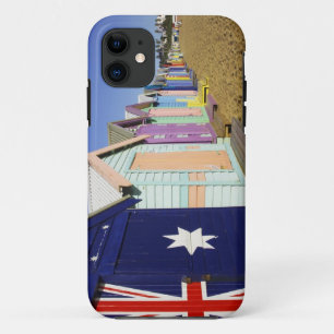 Bathing Boxes, Middle Brighton Beach, Port iPhone 11 Case