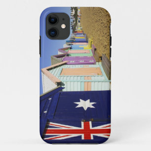 Bathing Boxes, Middle Brighton Beach, Port iPhone 11 Case