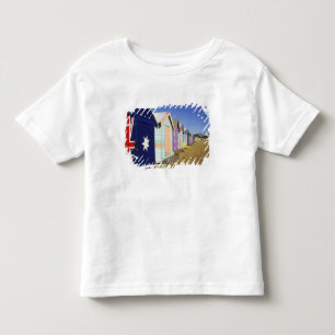 Bathing Boxes, Middle Brighton Beach, Port Toddler T-shirt