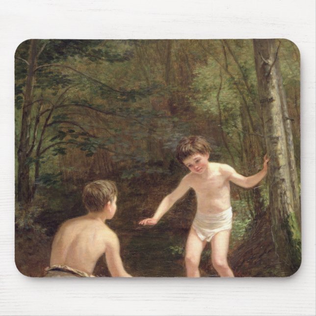 Bathing Boys, 1873 Mouse Pad (Front)