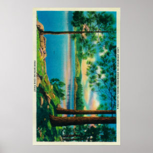 Bathing Cove Point at Lake Arrowhead Poster
