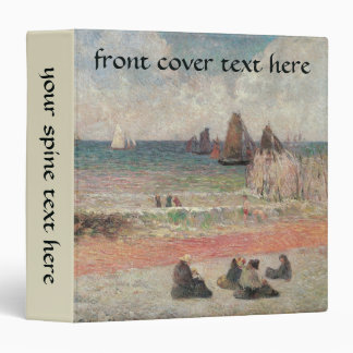 Bathing Dieppe by Paul Gauguin, Vintage Fine Art Binder