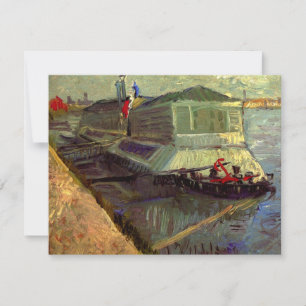 Bathing Float on Seine Asniere by Vincent van Gogh