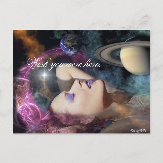 Bathing in the Heavens Postcard (Front)