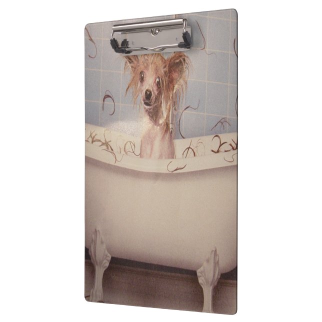 BATHING PUPPY CLIPBOARD (Left)