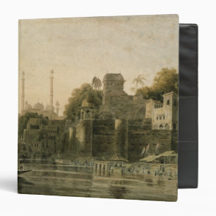 Bathing Scene at the Ghat on the Ganges Binder