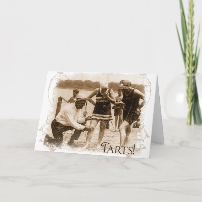 Bathing Suit Tarts Friendship Card (Front)