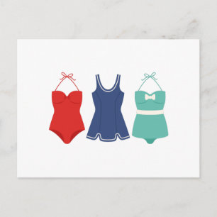 Bathing Suits Postcard