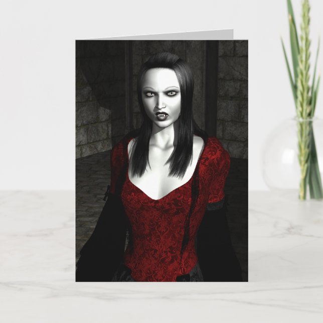  Bathory Gothic Art Greeting Card (Front)