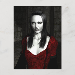 Bathory Gothic Art Postcard