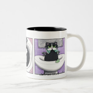 Bathroom Antics #2 - Cat Mug