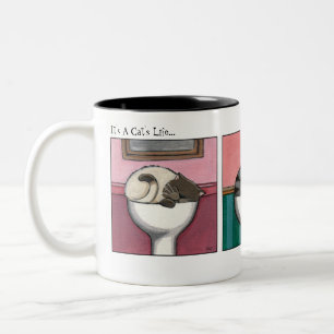 Bathroom Bliss v.1 - Cat Mug