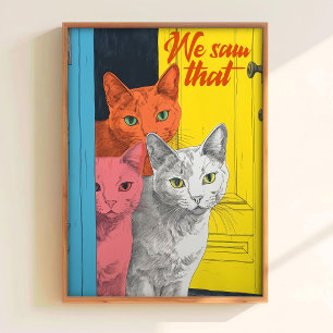 Bathroom Cat Print Bathroom Wall Art Printable Fun