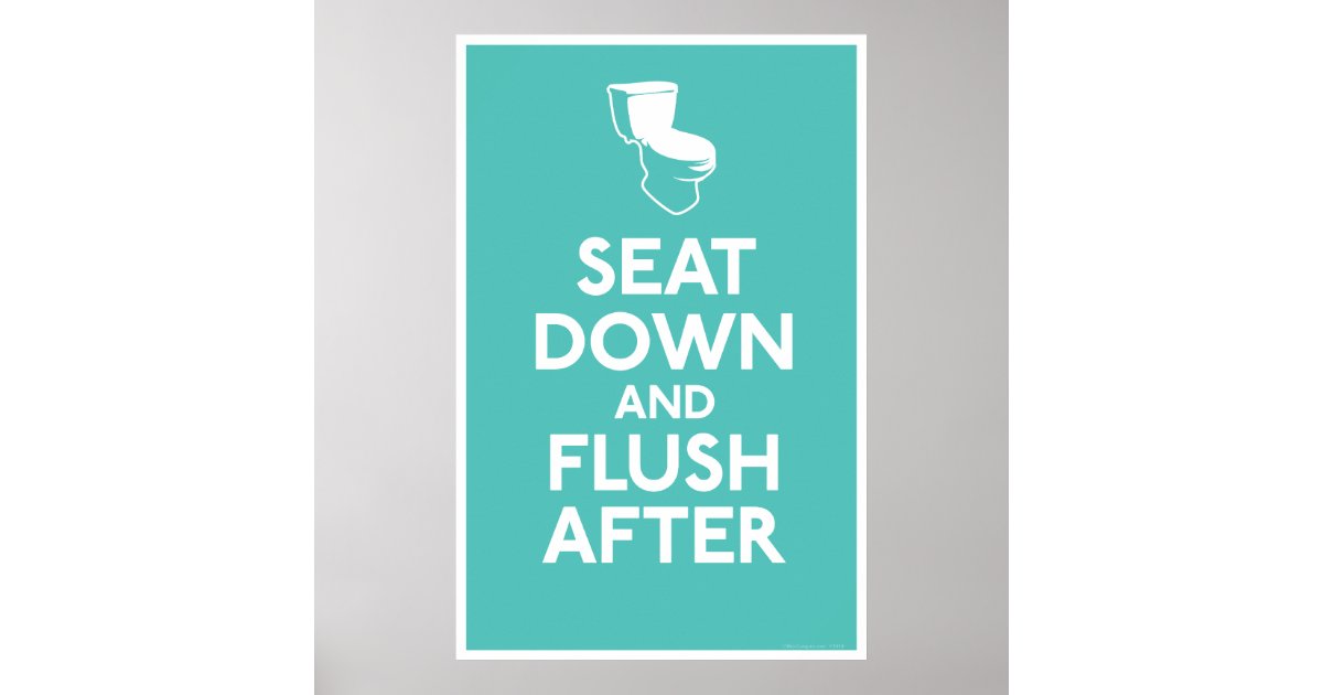 Bathroom Humour Print Zazzle.ca