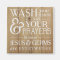 Bathroom Kitchen Magnet. Wash your hand
