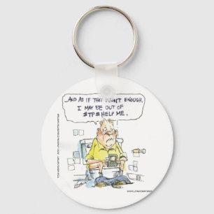 Bathroom Not 4 Social Networking Funny Tees & Gift Keychain