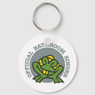 bathroom singer keychain