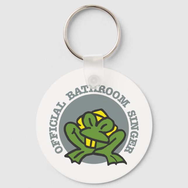 bathroom singer keychain (Front)