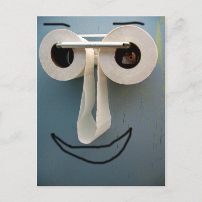 bathroom smile postcard (Front)