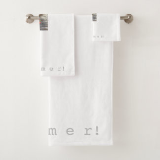 Bathroom Towel Set Juego Toallon y Toalla