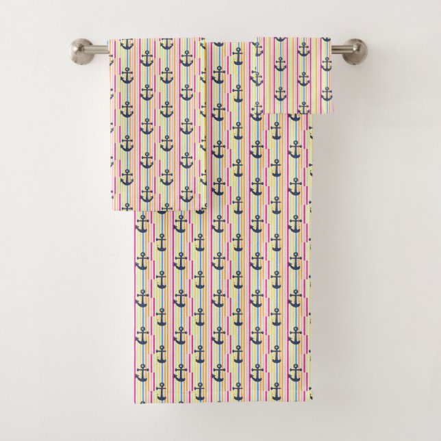 Bathroom Towel Sets Anchor (Insitu)