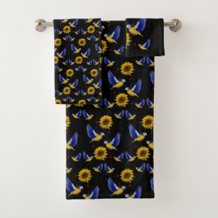 Bathroom Towel Sets Birds