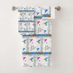 Bathroom Towel Sets Birds