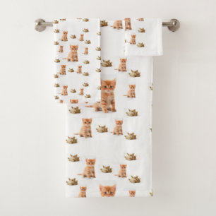 Bathroom Towel Sets Cats