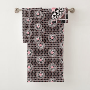 Bathroom Towel Sets Checkers