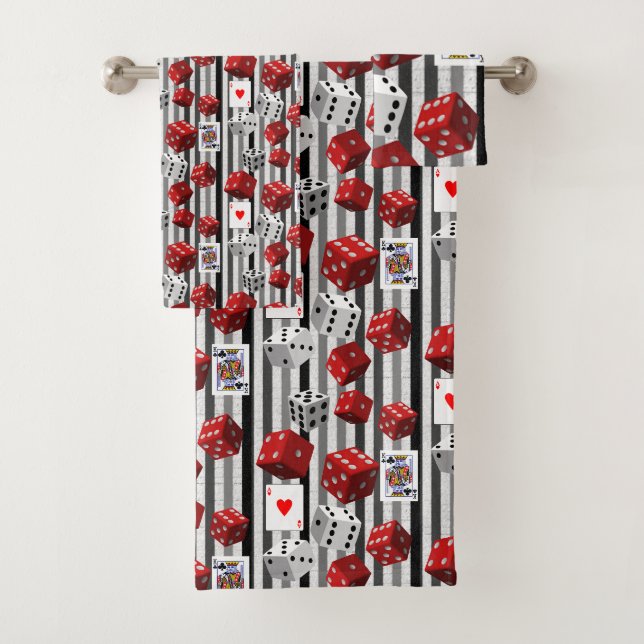 Bathroom Towel Sets Dice (Insitu)