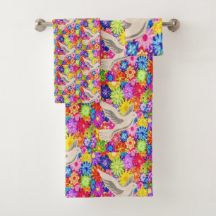 Bathroom Towel Sets Doves