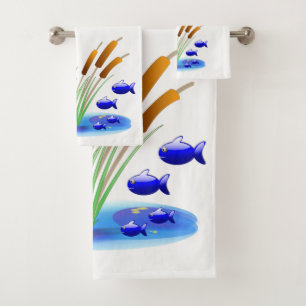 Bathroom Towel Sets Fish