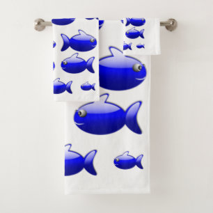 Bathroom Towel Sets Fish