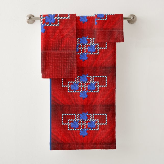 Bathroom Towel Sets Floral (Insitu)