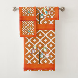 Bathroom Towel Sets Owl