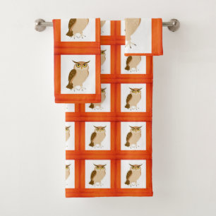 Bathroom Towel Sets Owl