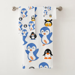 Bathroom Towel Sets Penguin