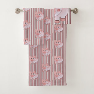 Bathroom Towel Sets Pigs