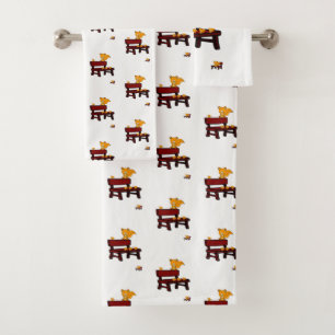 Bathroom Towel Sets Racoon