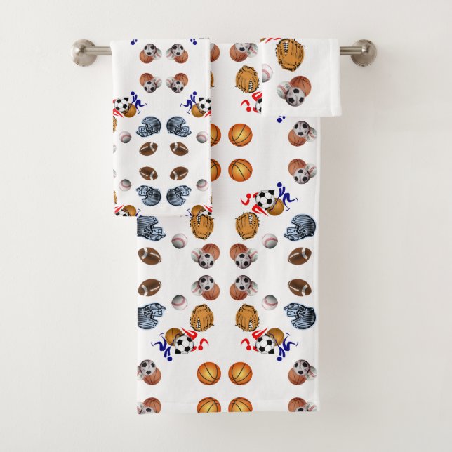 Bathroom Towel Sets Sports (Insitu)