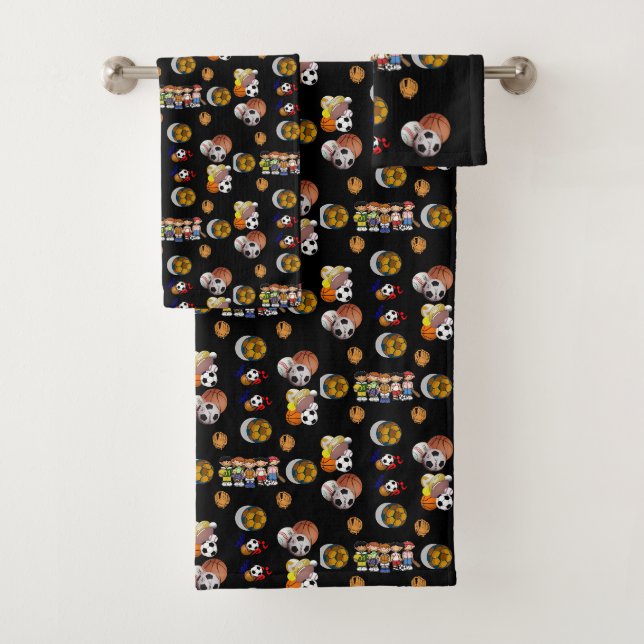Bathroom Towel Sets Sports (Insitu)