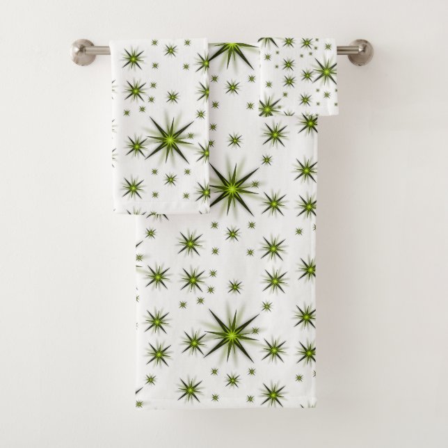 Bathroom Towel Sets Stars (Insitu)