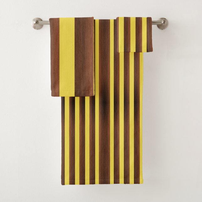 Bathroom Towel Sets Stripe (Insitu)