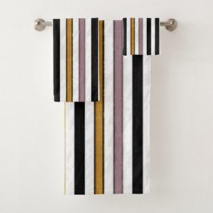 Bathroom Towel Sets Stripes