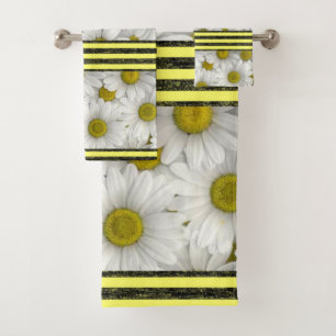 Bathroom Towel Sets Sunflowers